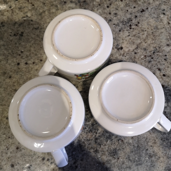 Vintage Campbell's Soup Kids 4.5" Bowls/ Mugs, Picnic, BBQ And Skiing - Picture 6 of 12